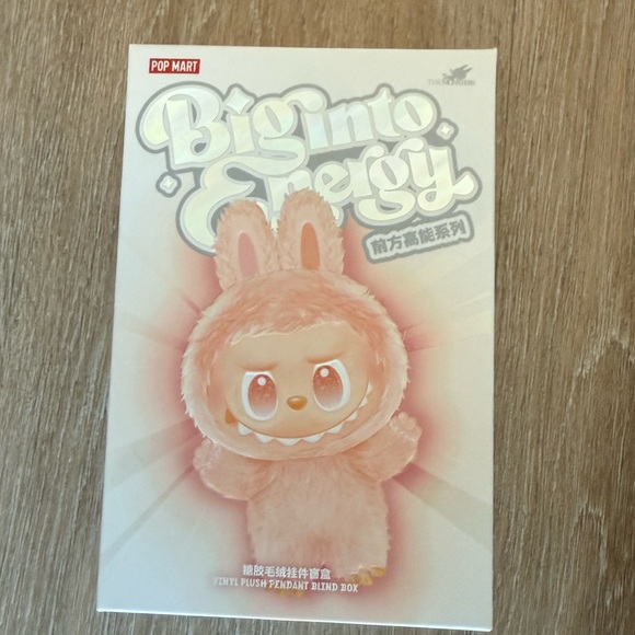 POPMART BIG INTO ENERGY Serenity Green Plush Keychain (Labubu) - Picture 4 of 5